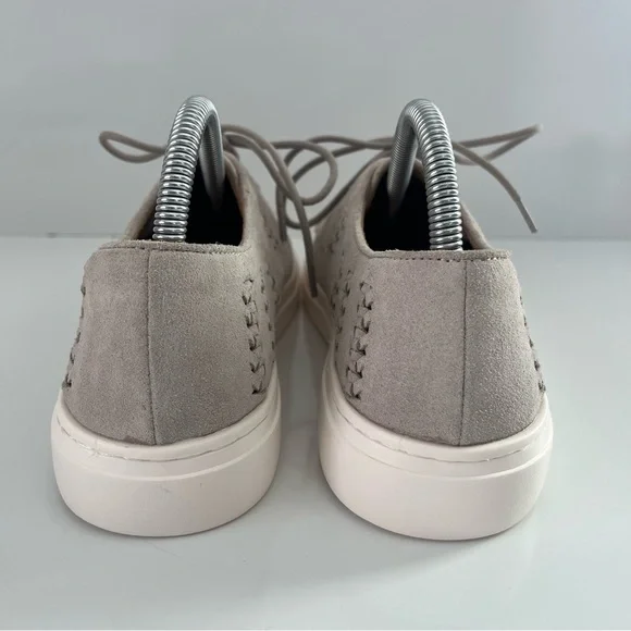 COMFORTIVA Thayer Apron Toe Leather Sneaker In Natural NEW - Picture 10 of 14